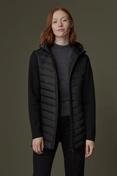 Chamarras Canada Goose Mujer México - HyBridge Prendas De Punto Negros KF0785491